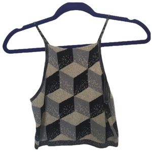 Geometric Crop Top from Urban Outfitters